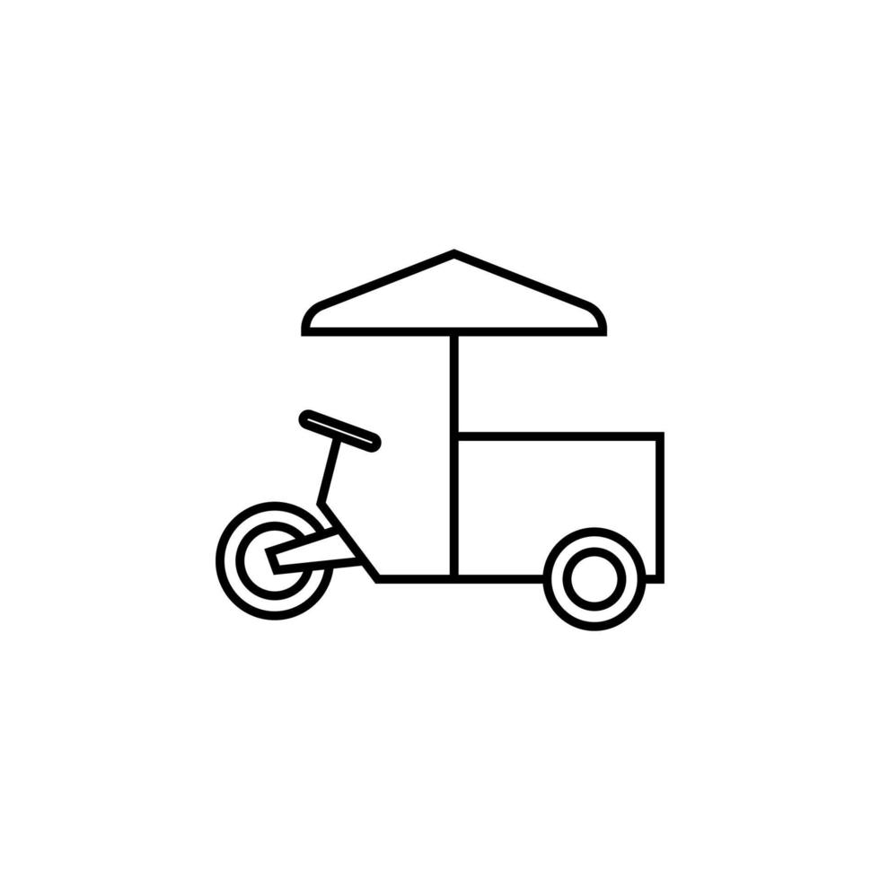 led stall vector icon illustration