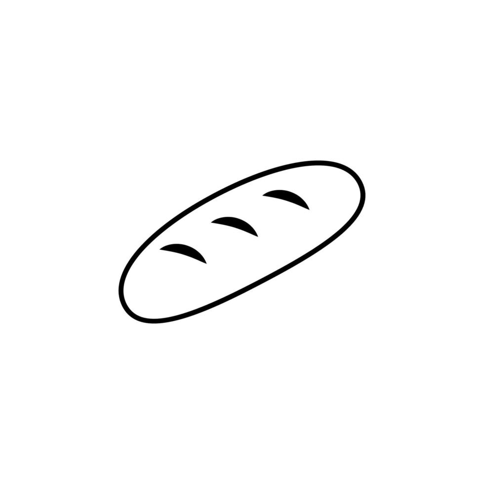 loaves of bread vector icon illustration