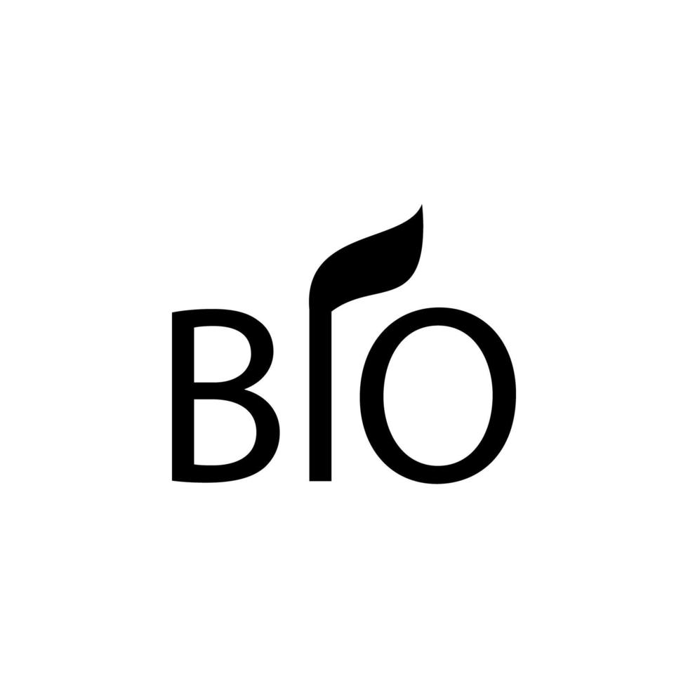 bio productos vector icono ilustración