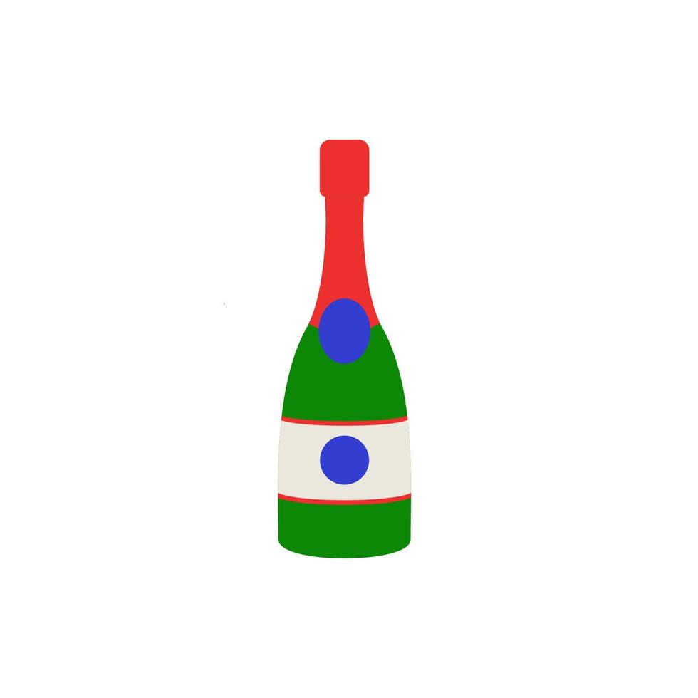fan champagne vector icon illustration