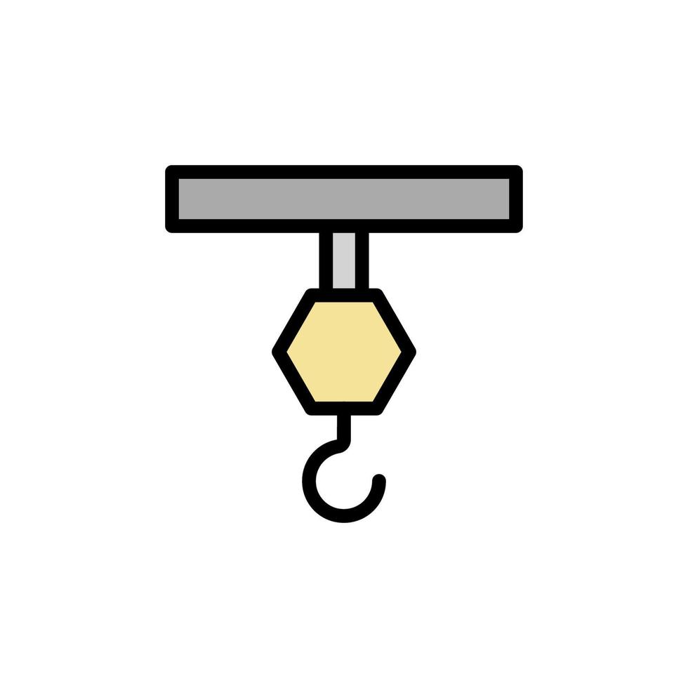 Hook, manufacturing vector icon illustration