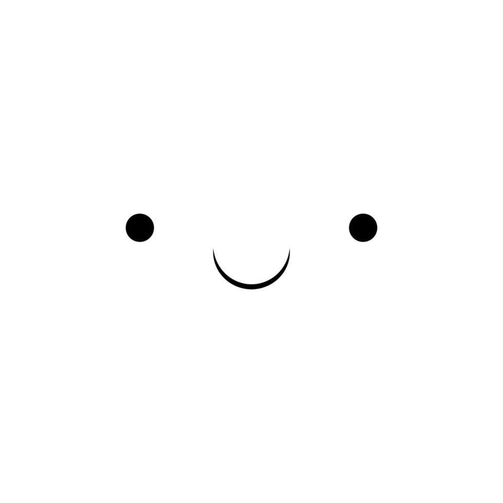 Smile face vector icon illustration