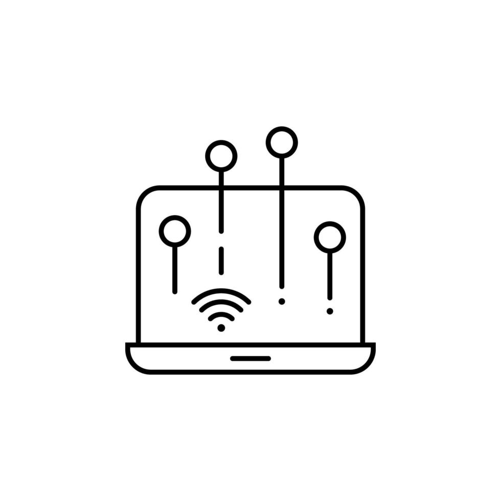 optimization, internet technology vector icon illustration