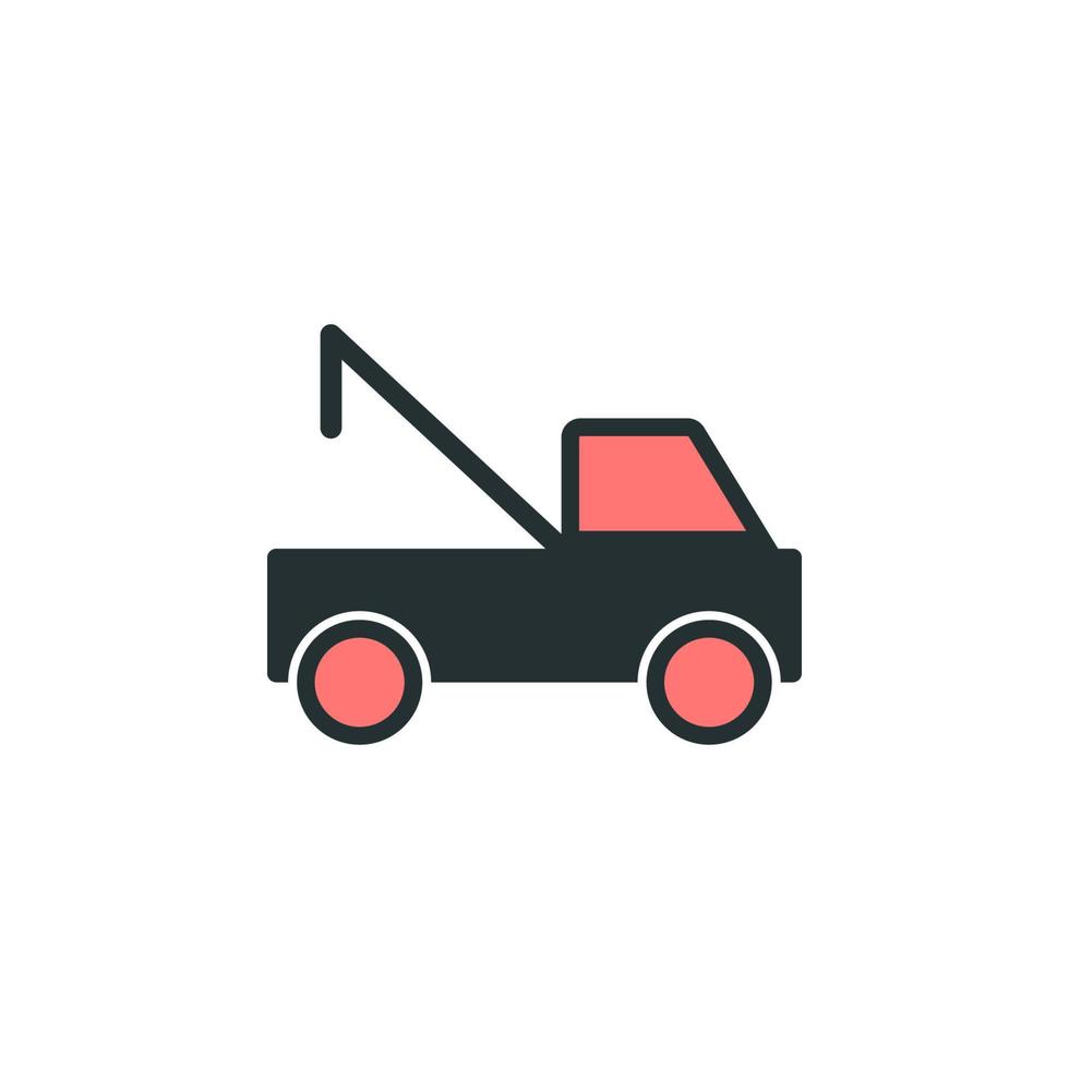 wrecker vector icon illustration