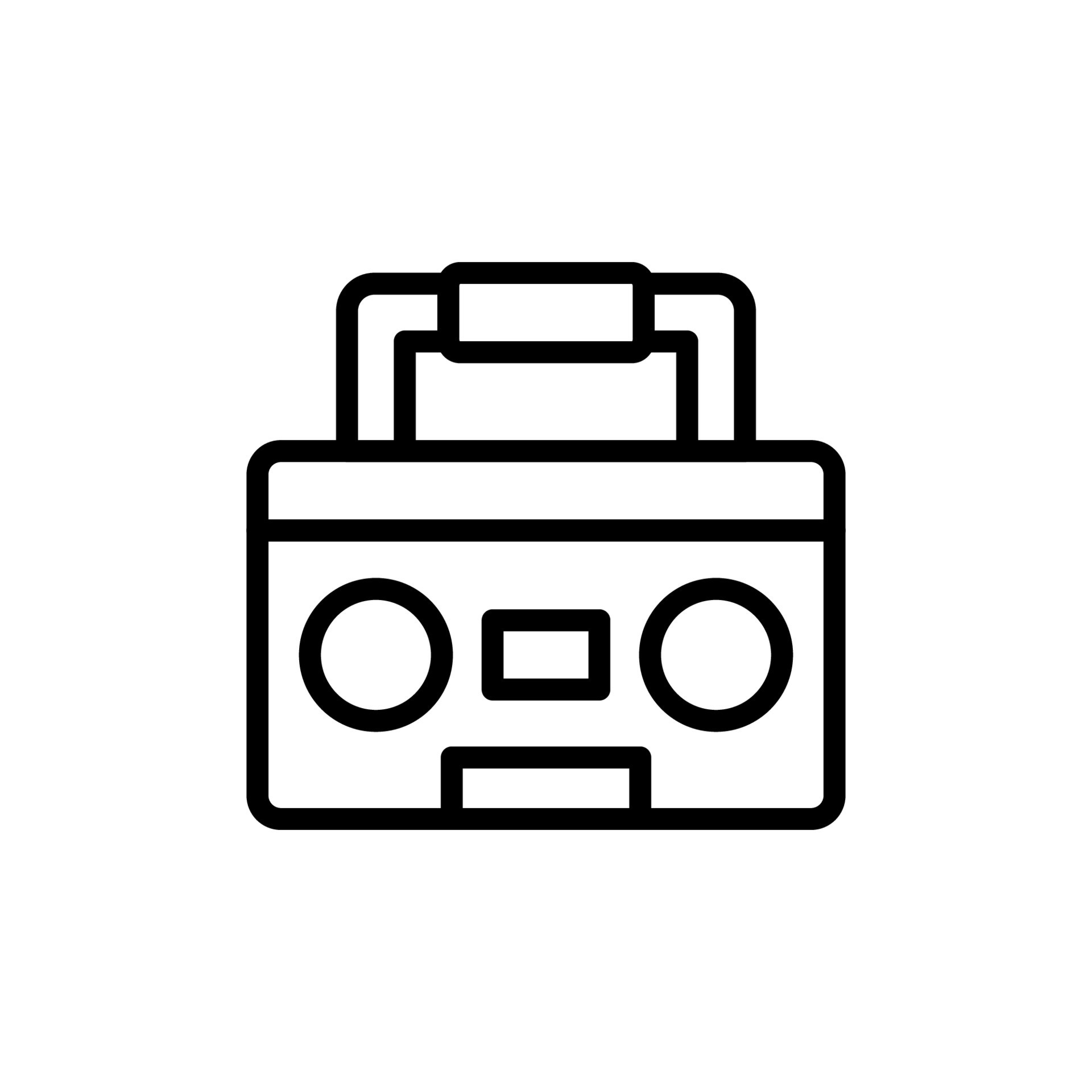 Tape recorder vector icon illustration 23040758 Vector Art at Vecteezy