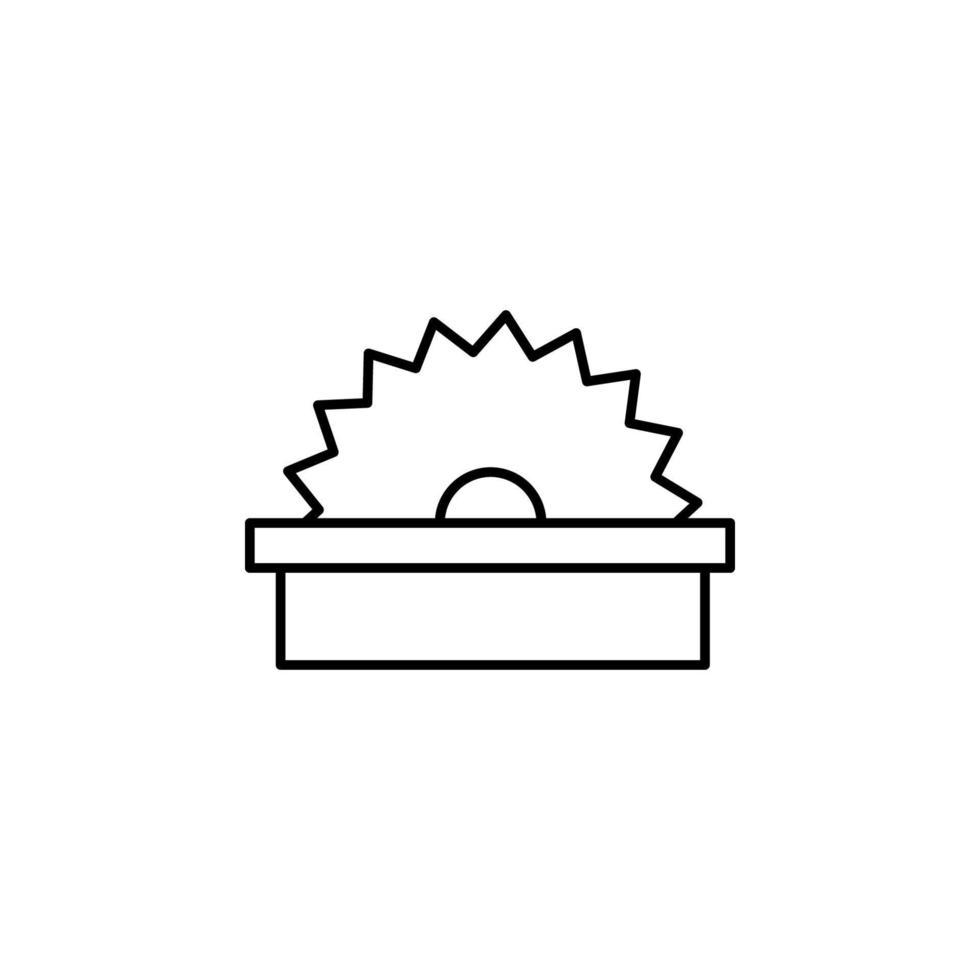 power saw vector icon illustration