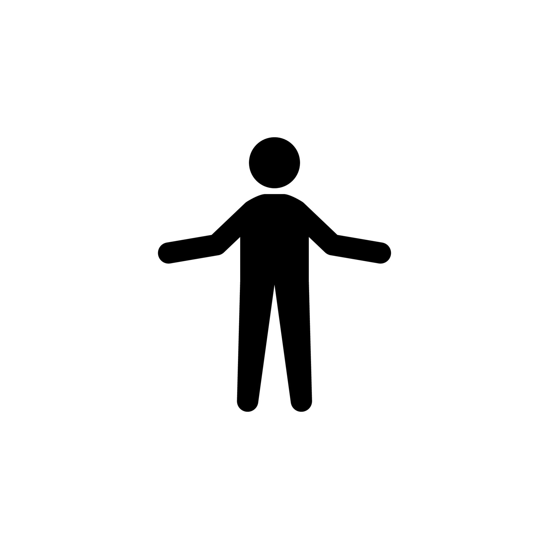 man with open arms vector icon illustration 23040934 Vector Art at Vecteezy