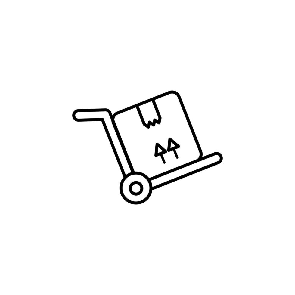 Move box vector icon illustration