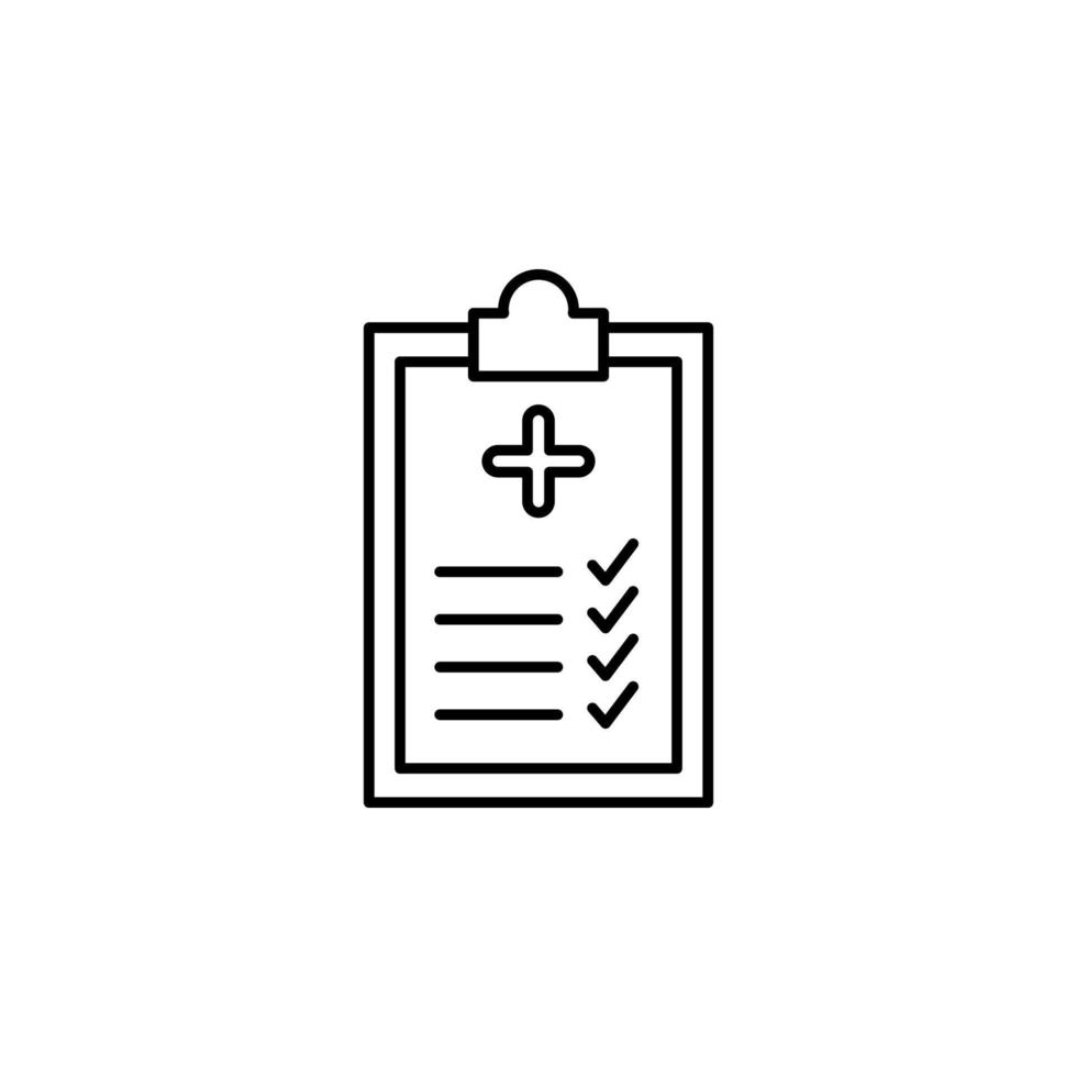 medical, check list vector icon illustration