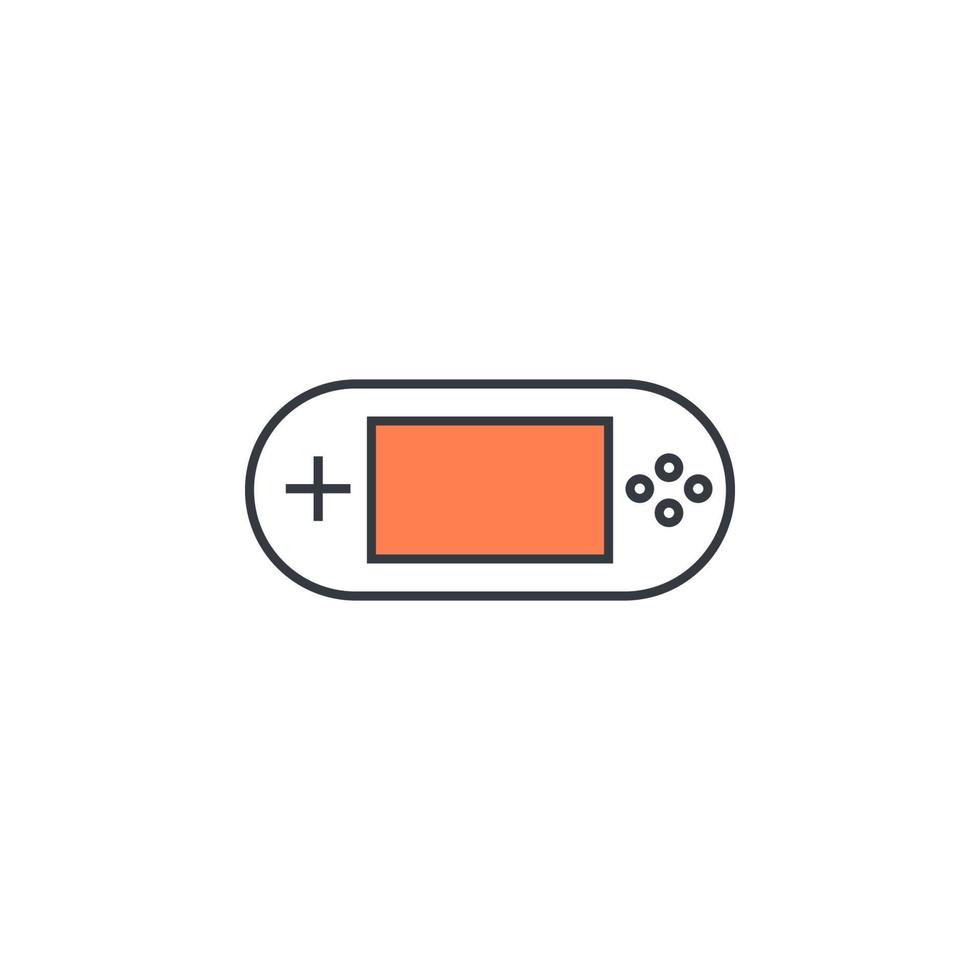 game console vector icon illustration