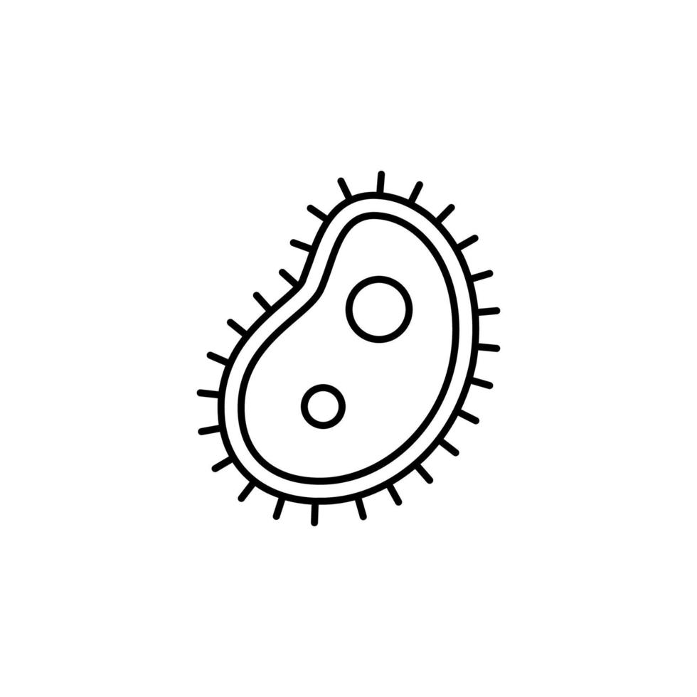 microbe vector icon illustration