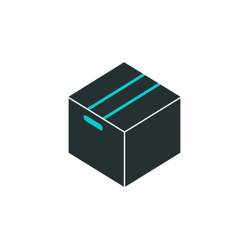 packing box vector icon illustration