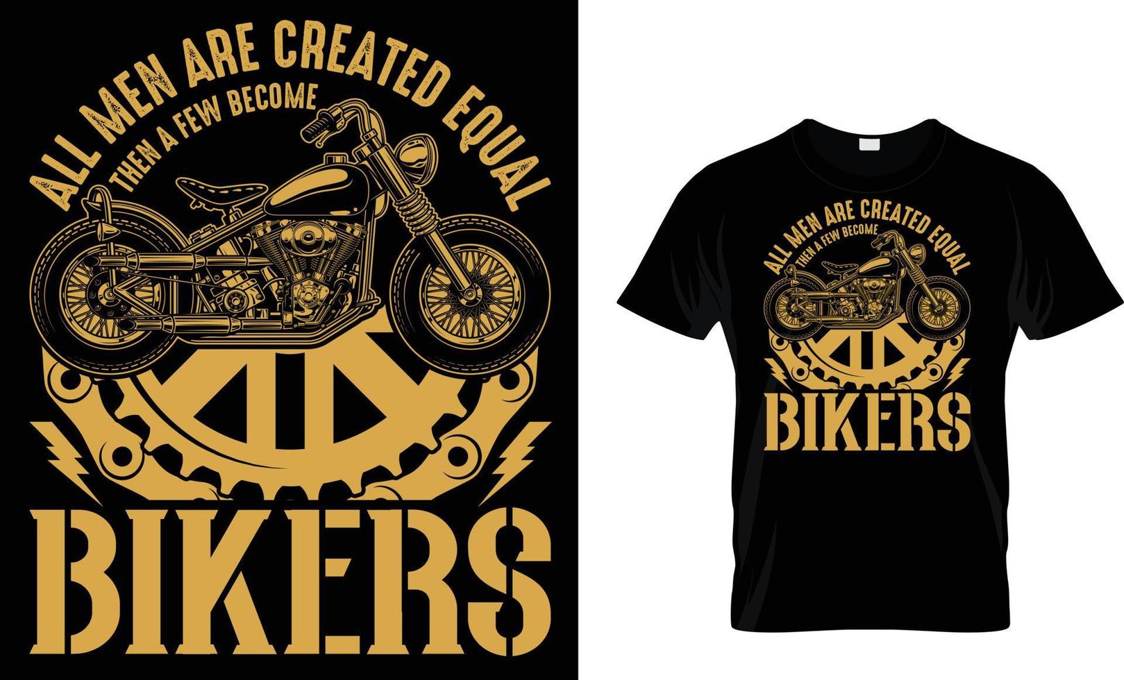 Motorbike T-Shirt design vector