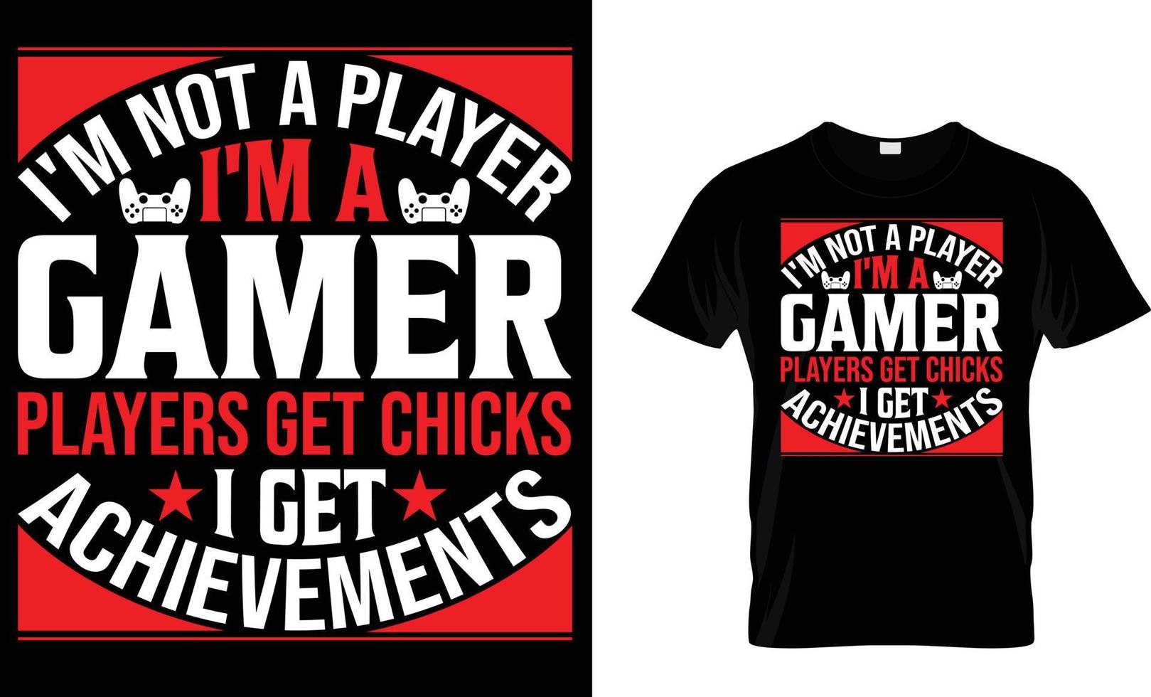 Gaming T-Shirt design vector