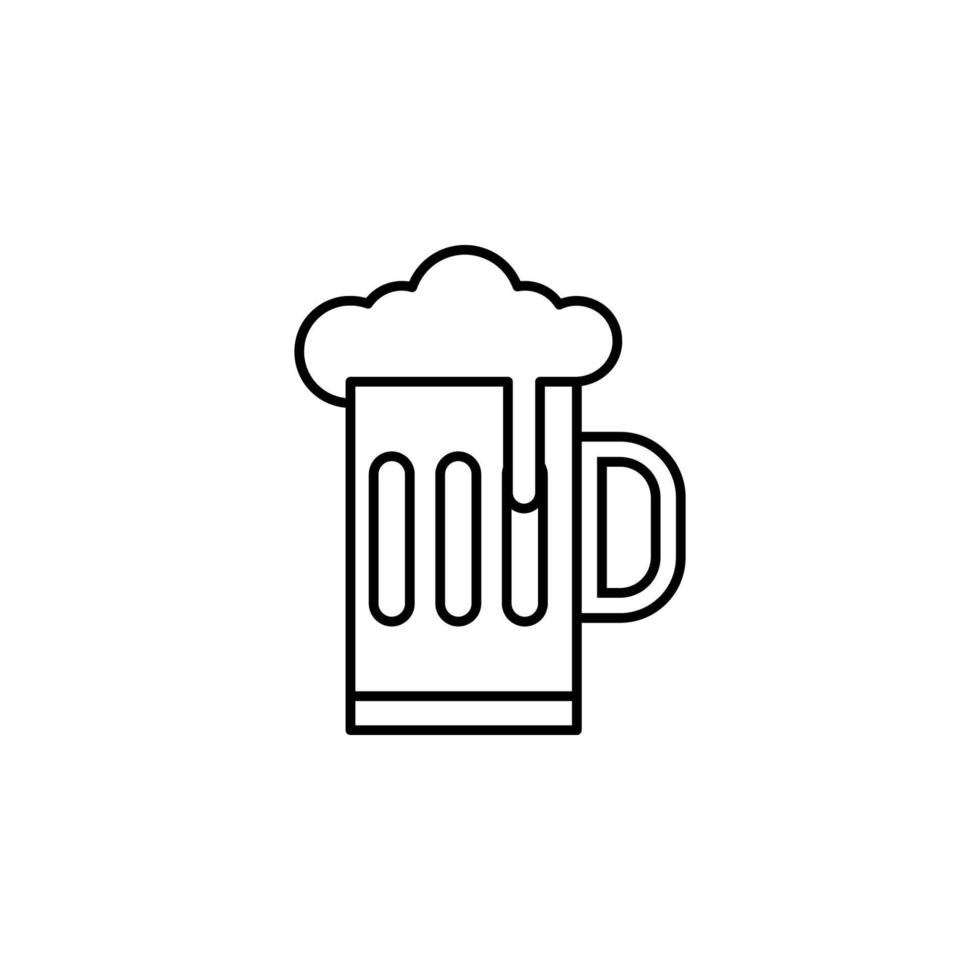 cerveza inglesa, cerveza, Irlanda vector icono ilustración