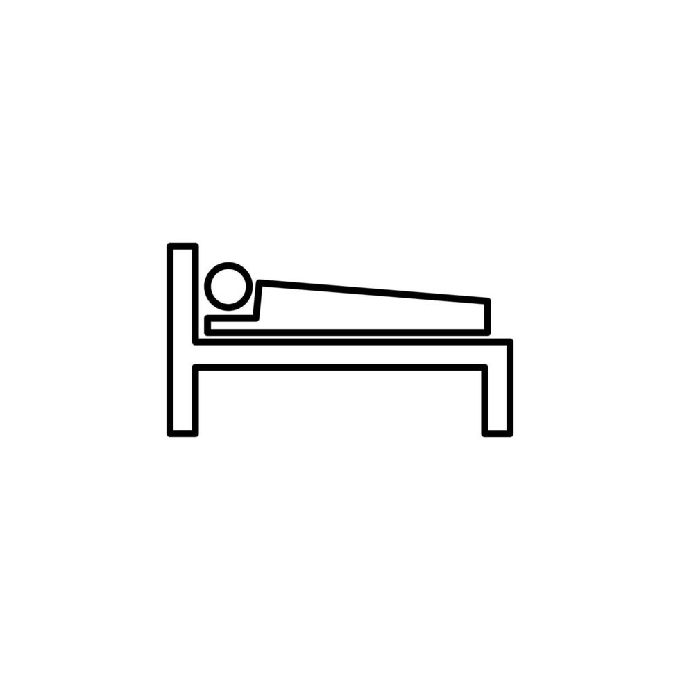 lodging sign vector icon illustration