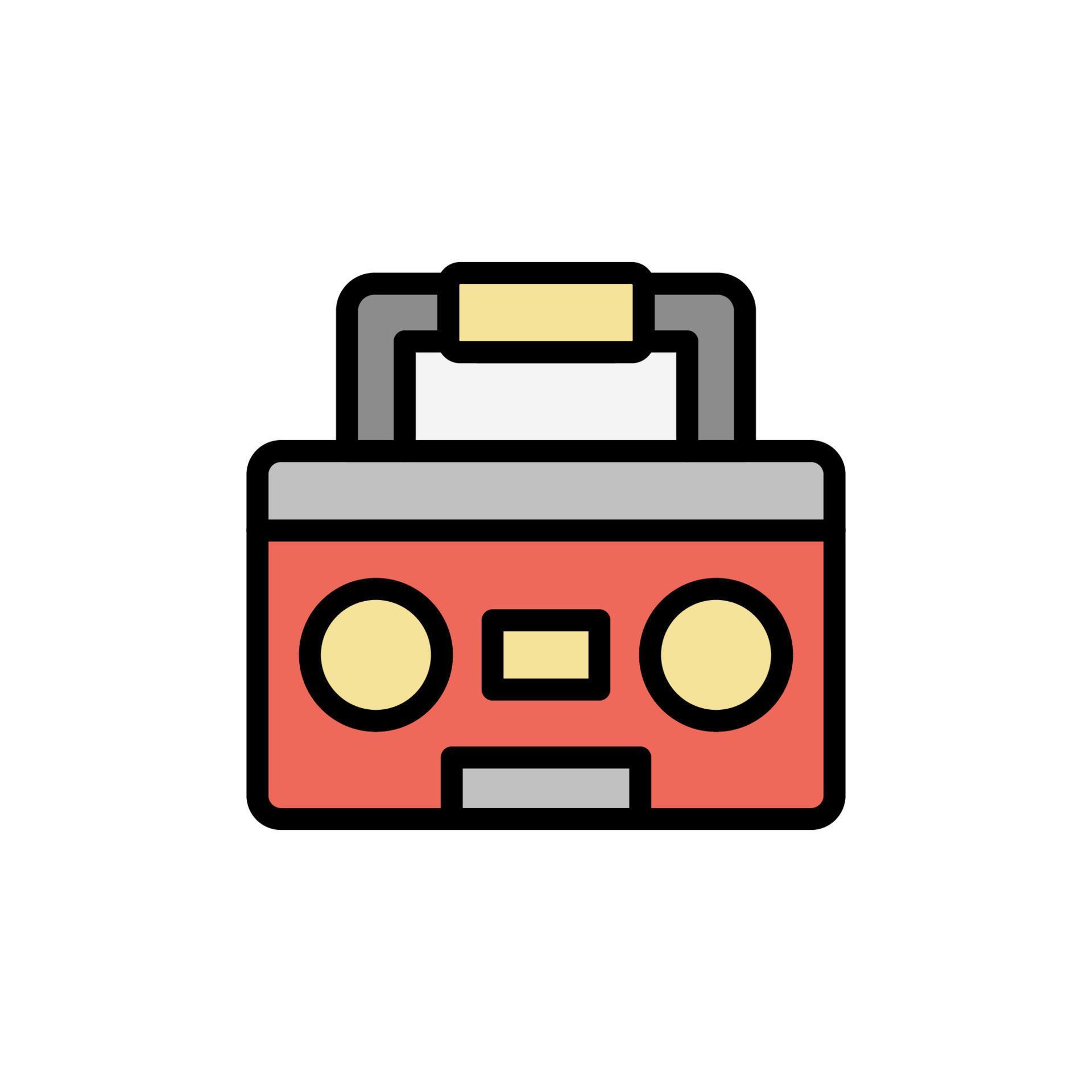 Tape recorder vector icon illustration 23041531 Vector Art at Vecteezy