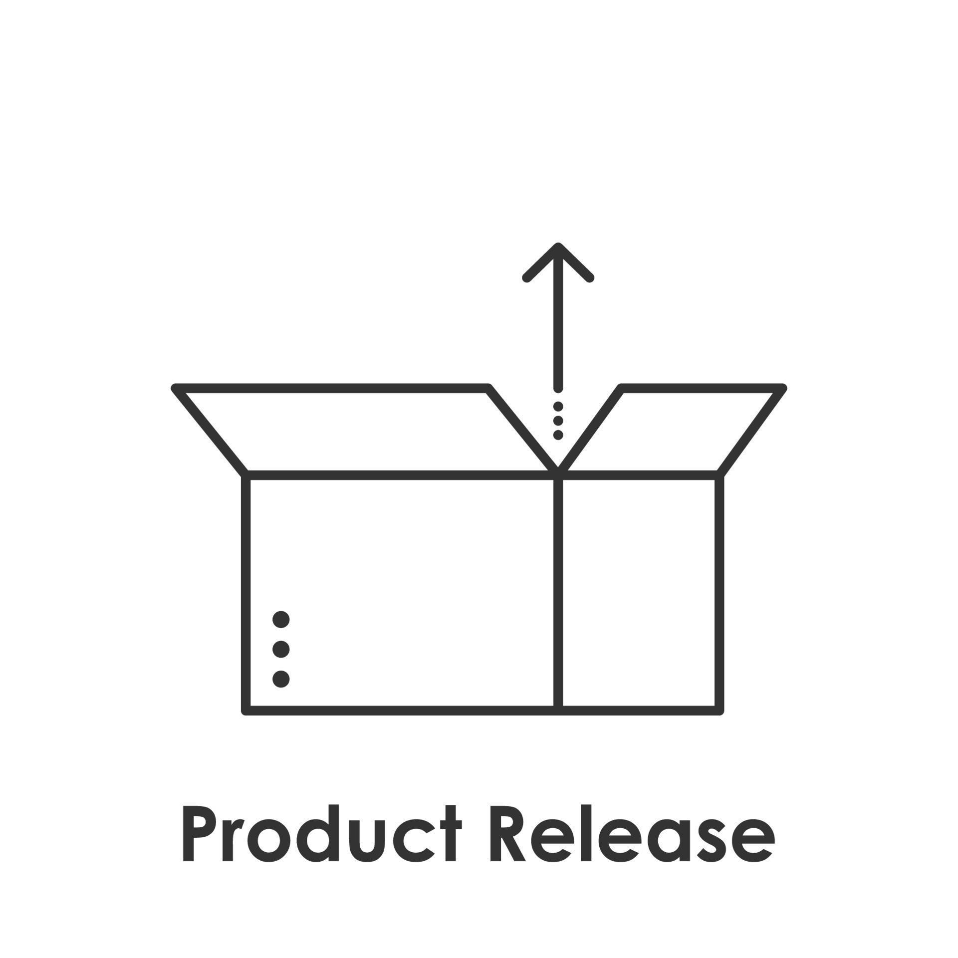 open box, product release vector icon illustration 23041567 Vector Art