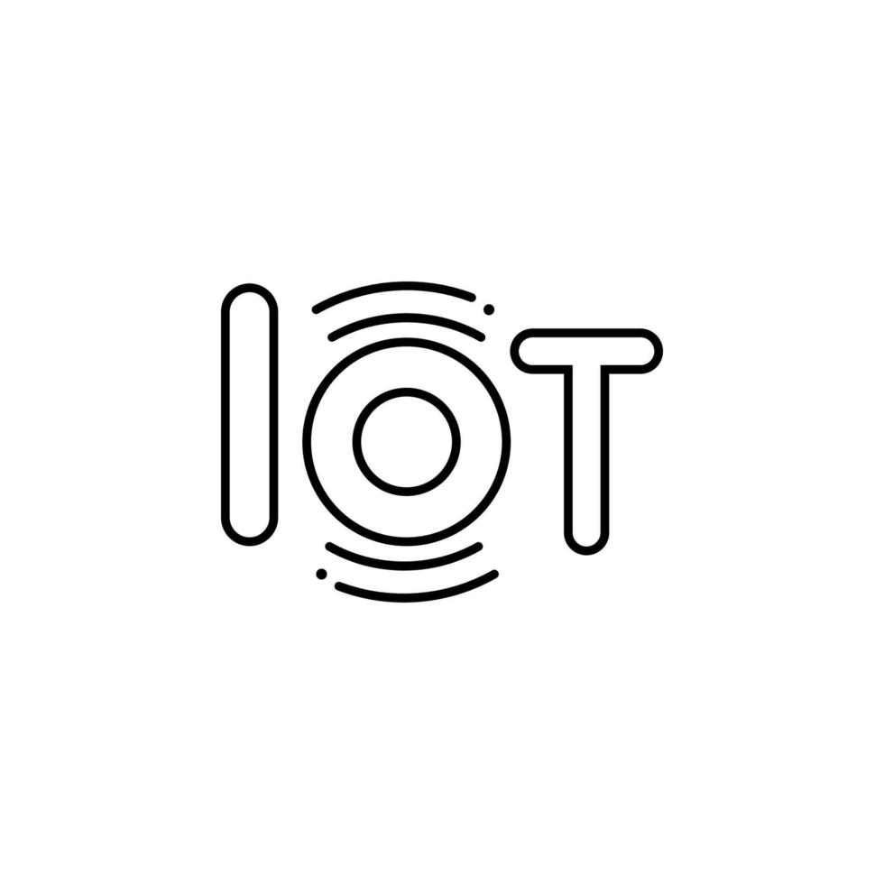 lot, internet technology vector icon illustration