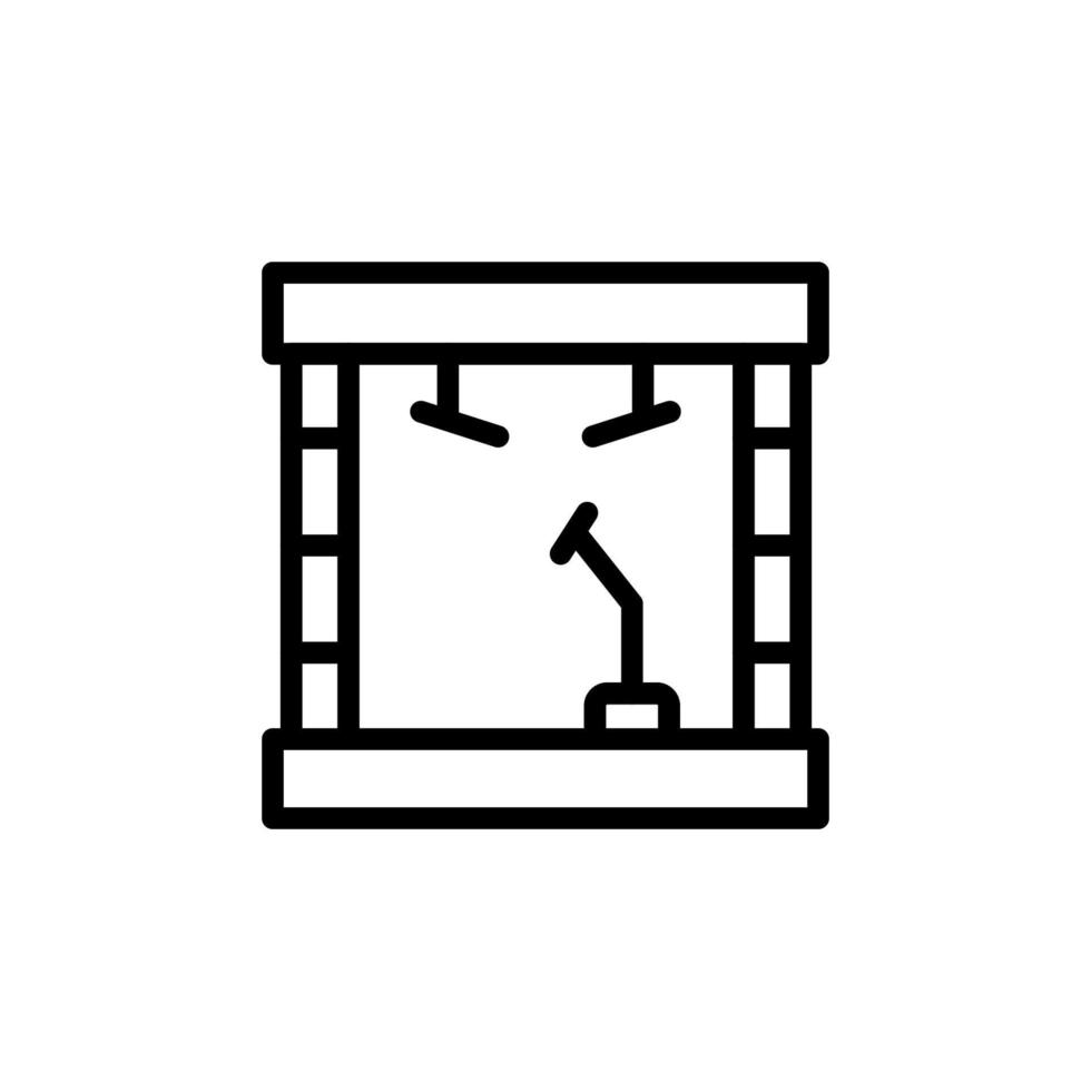 Stage vector icon illustration