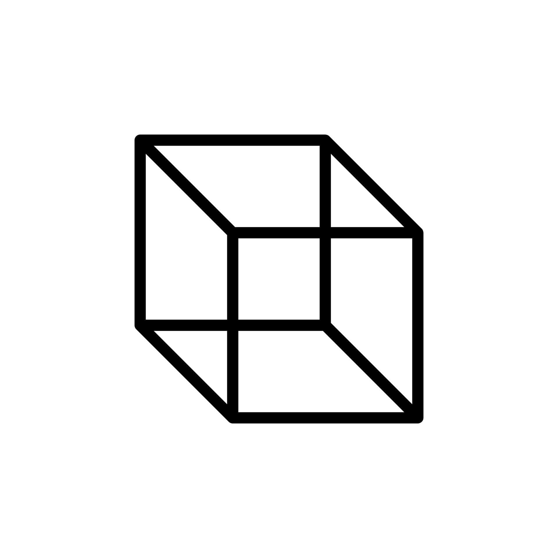 3dimensional cube vector icon illustration 23041775 Vector Art at Vecteezy