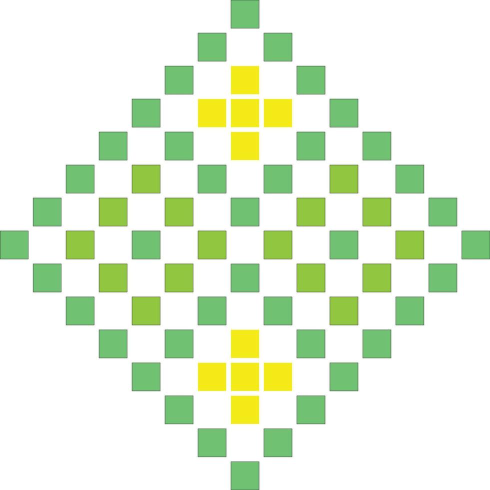 illustration vector graphic of abstract pixels shape good for graphic design