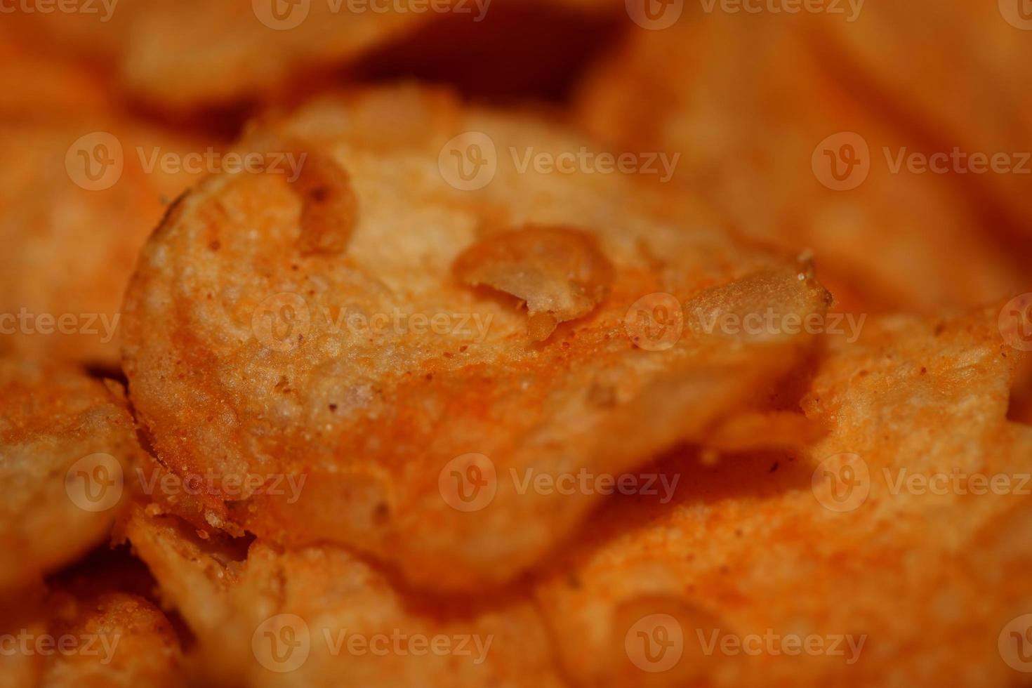 Top view of potato chips with paprika spice fast food concept eating junk food background high quality big size instant prints stock photography photo