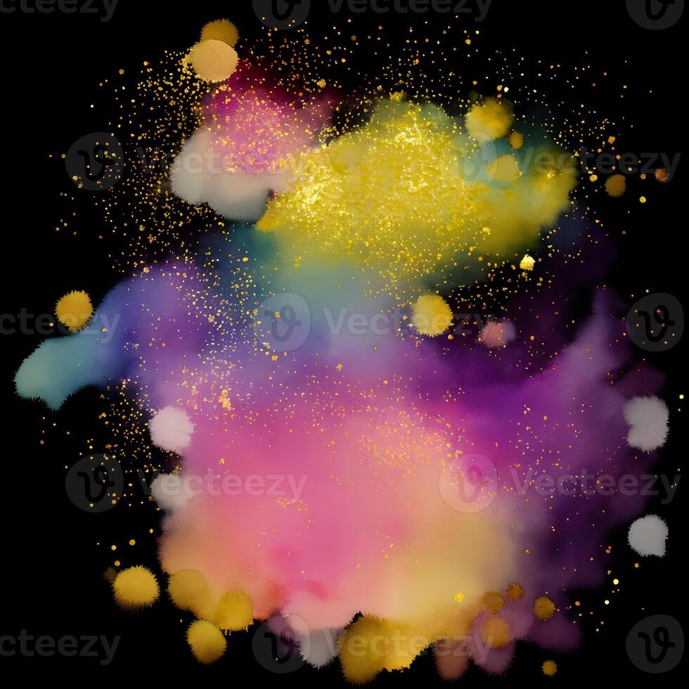 Abstract watercolor glitter background, Watercolor splash painting texture, Abstract luxury texture, Acrylic liquid glitter texture, photo