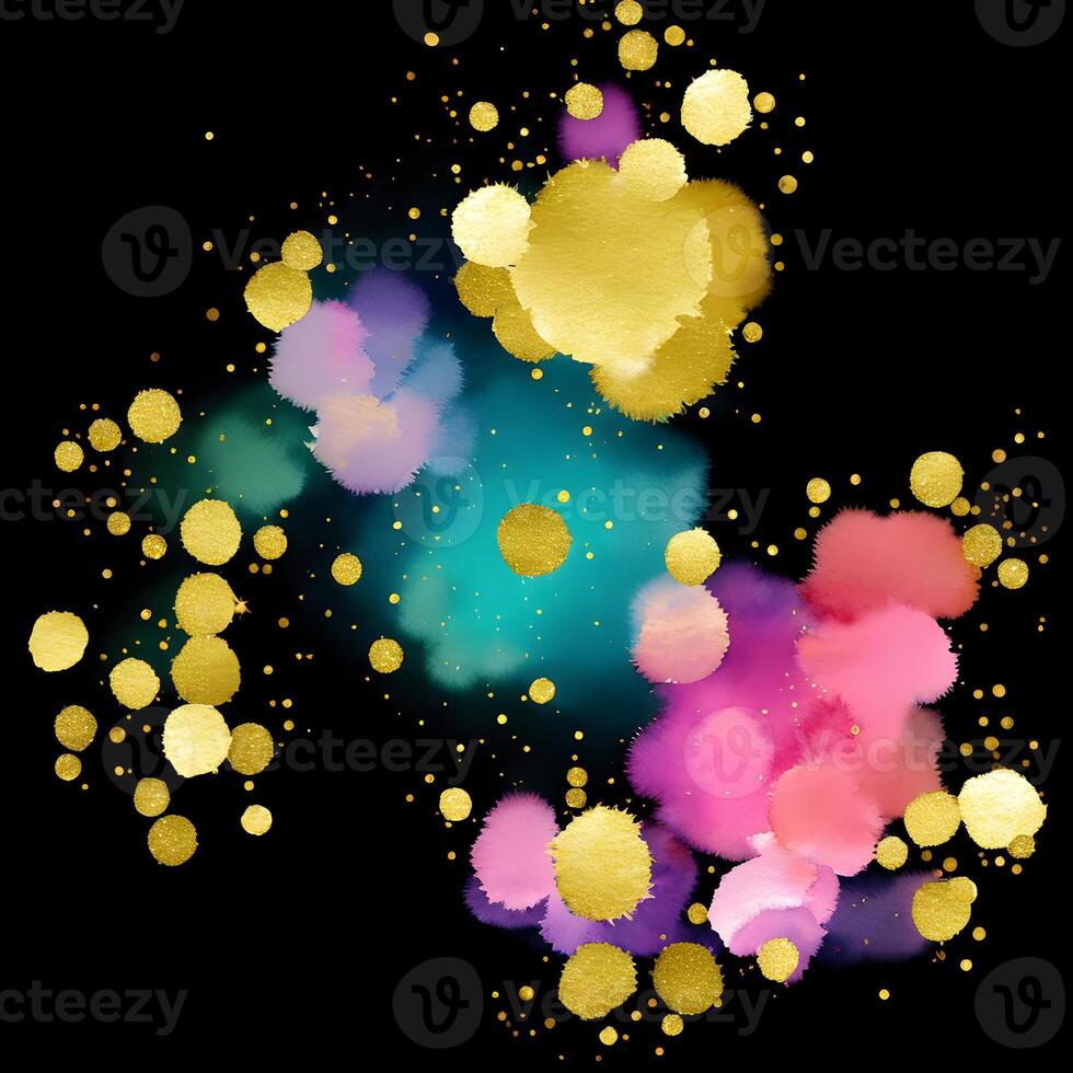 Abstract watercolor glitter background, Watercolor splash painting texture, Abstract luxury texture, Acrylic liquid glitter texture, photo