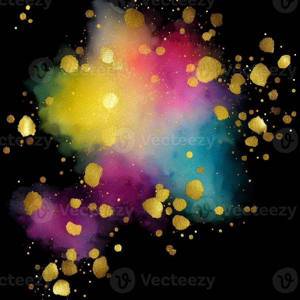 Abstract watercolor glitter background, Watercolor splash painting texture, Abstract luxury texture, Acrylic liquid glitter texture, photo