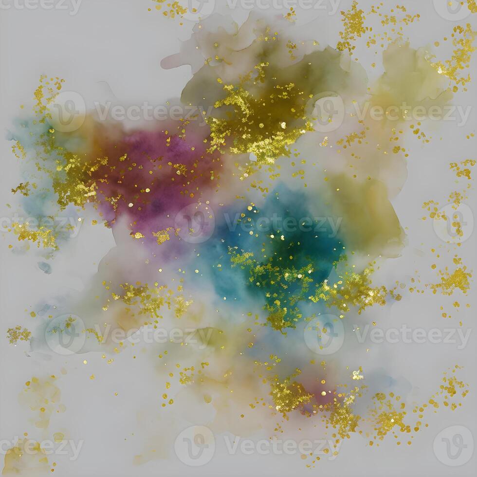 Abstract watercolor glitter background, Watercolor splash painting texture, Abstract luxury texture, Acrylic liquid glitter texture, photo