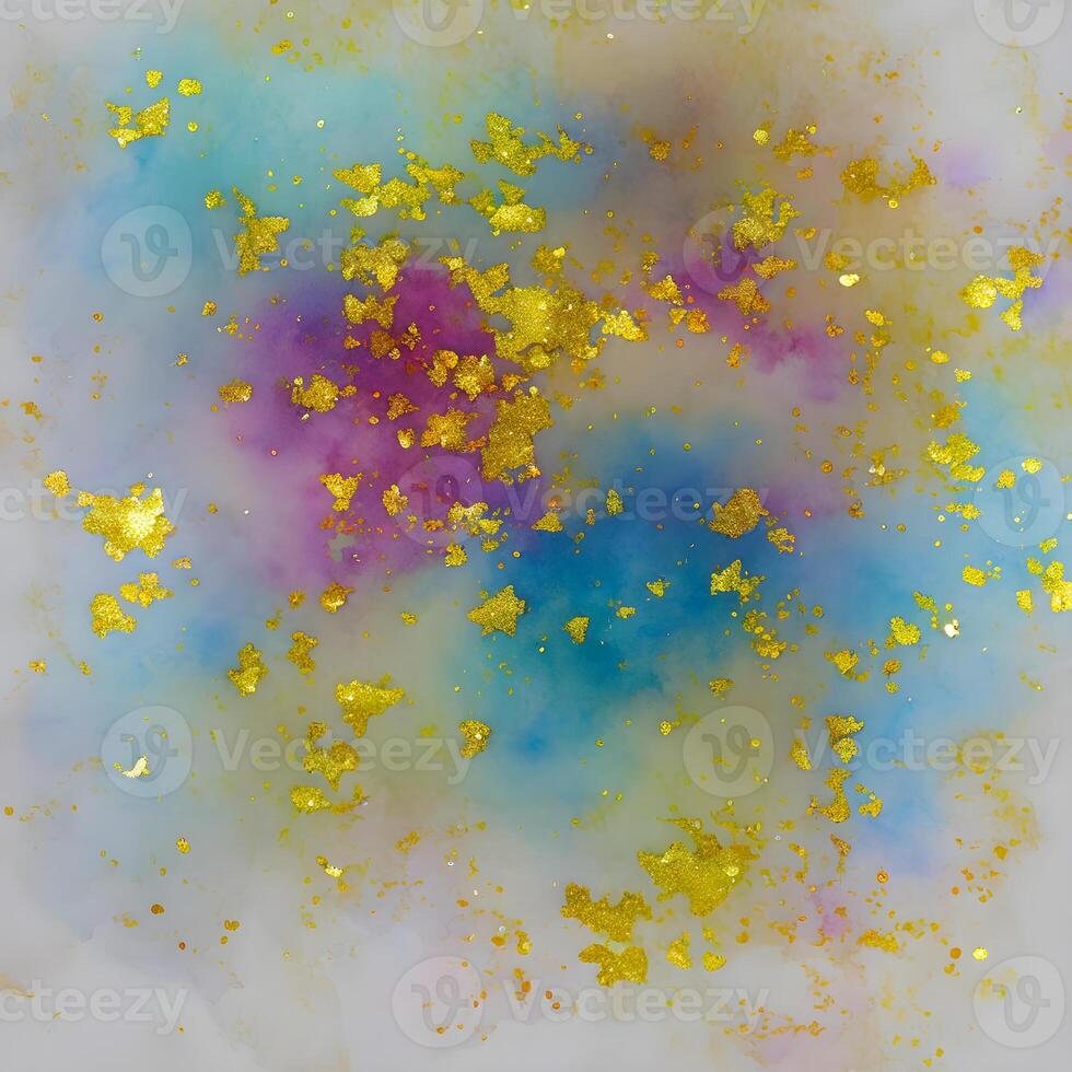 Abstract watercolor glitter background, Watercolor splash painting texture, Abstract luxury texture, Acrylic liquid glitter texture, photo