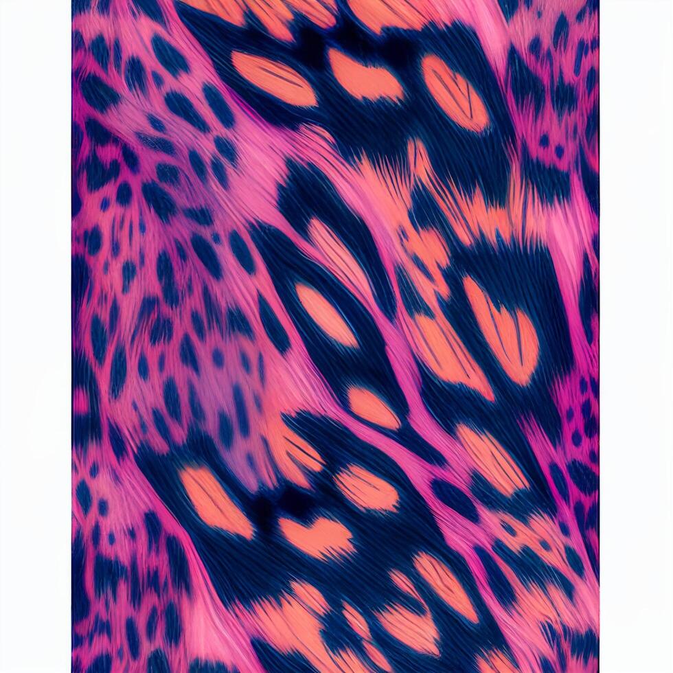 close up of a pink and black animal print. . photo