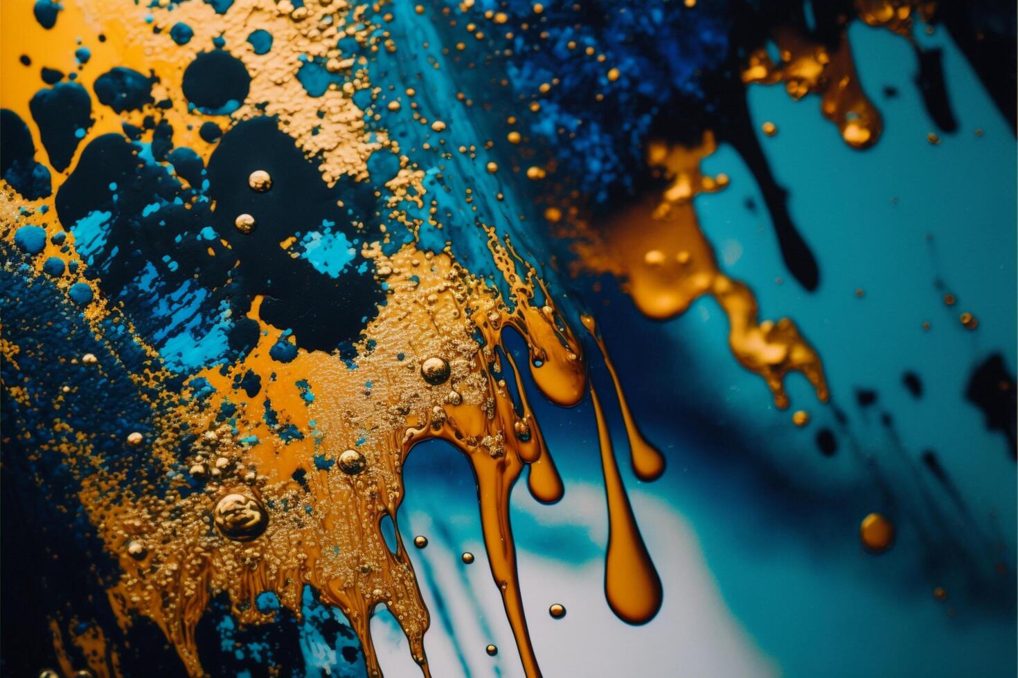 close up of a liquid substance on a surface. . photo