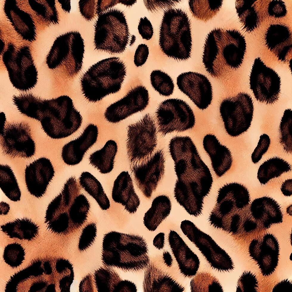 close up of a leopard print fabric. . photo