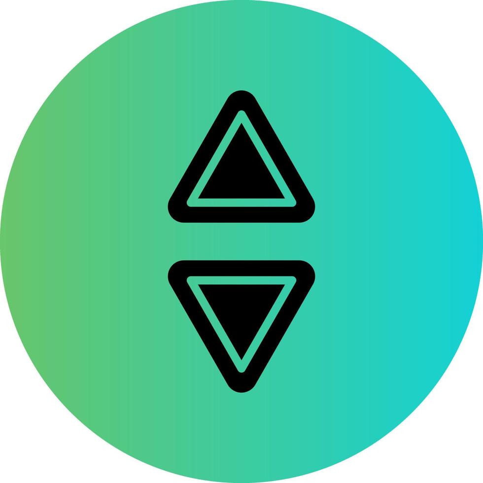 Up Down Vector Icon Design