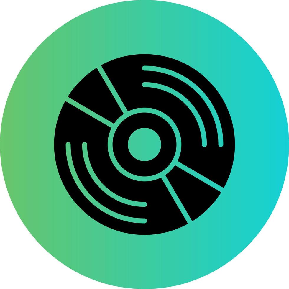 Compact Disc Vector Icon Design