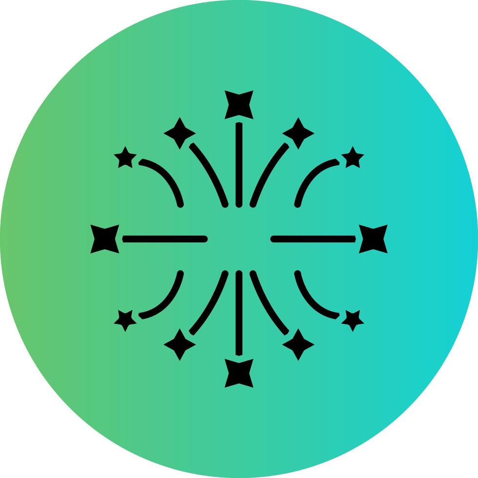 Fireworks Vector Icon Design