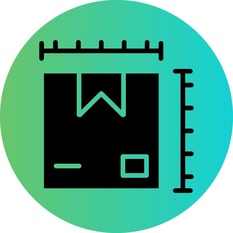 Parcel Size Vector Icon Design