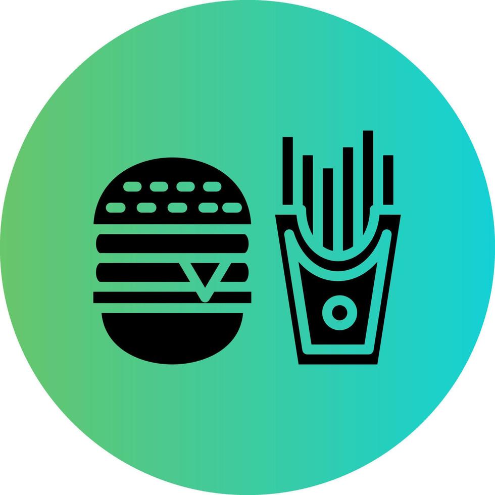 Fast Food Vector Icon Design