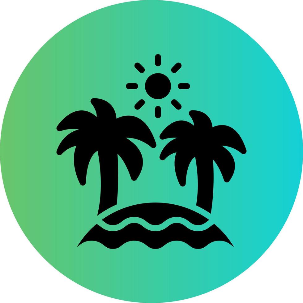 Beach Vector Icon Design