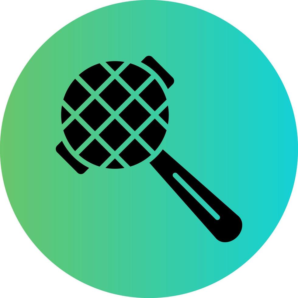Tea Strainer Vector Icon Design