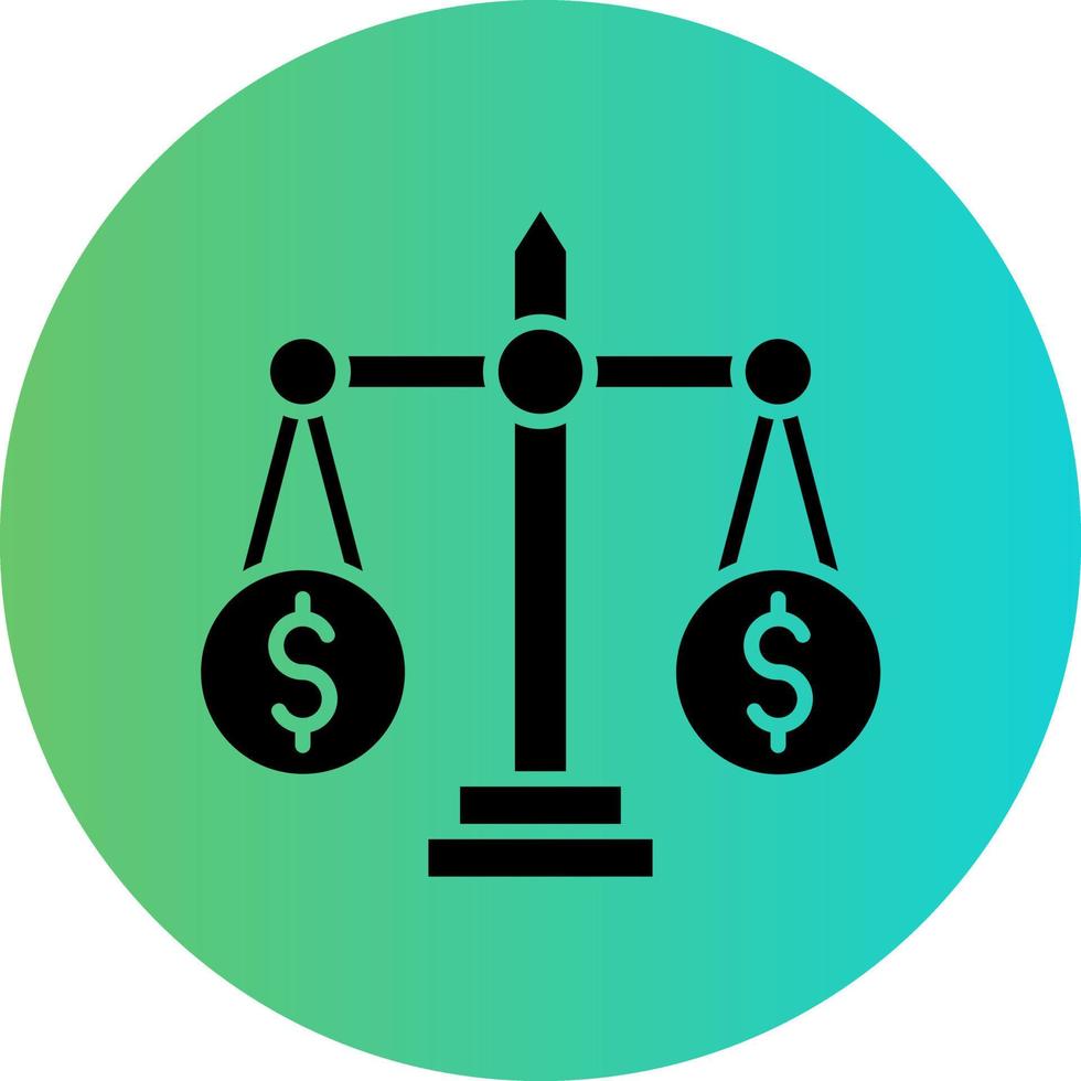 Balance Vector Icon Design