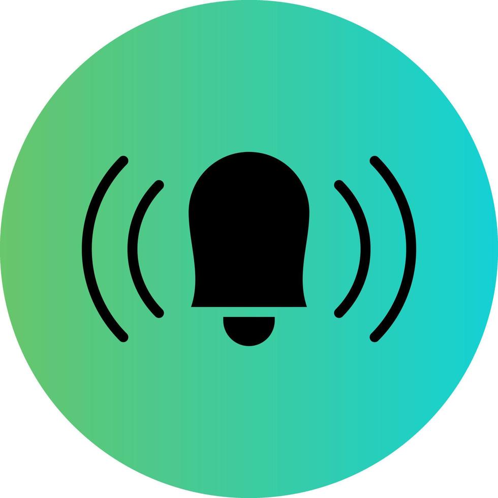 Ring Bell Vector Icon Design
