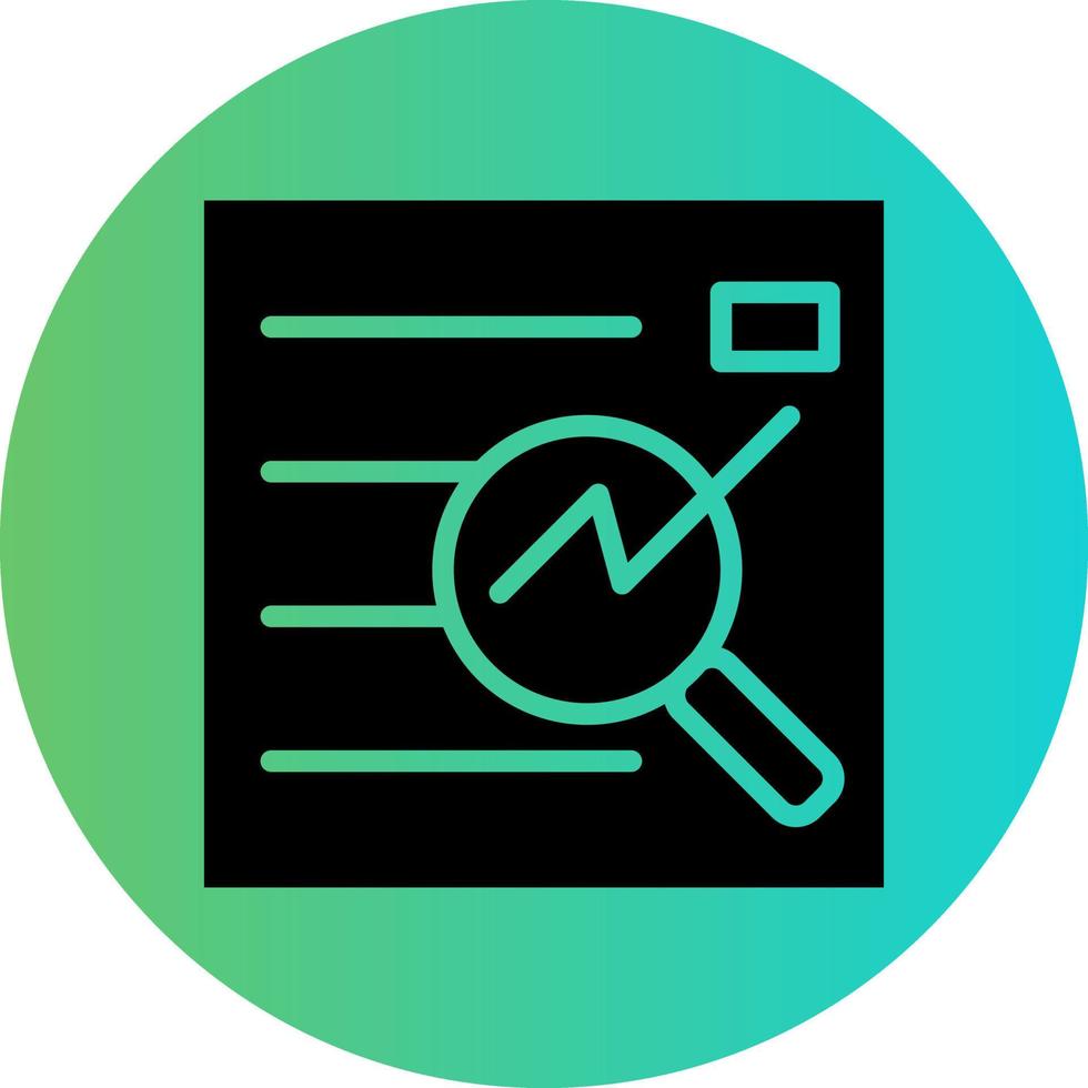 Research Vector Icon Design