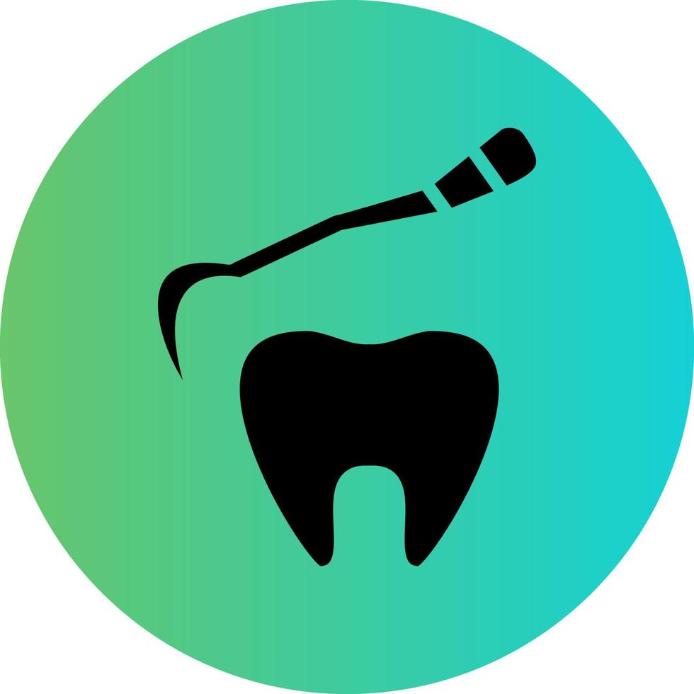 Tooth Scaling Vector Icon Design