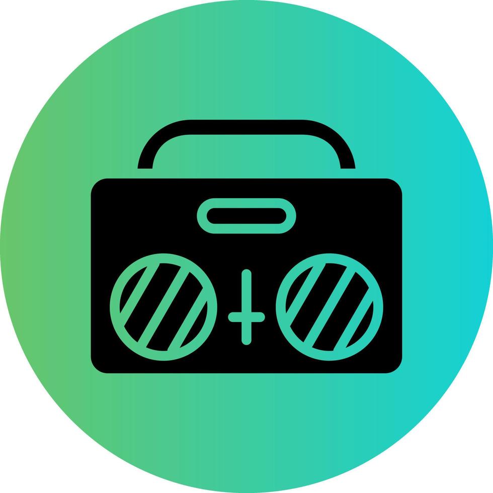 Boombox Vector Icon Design