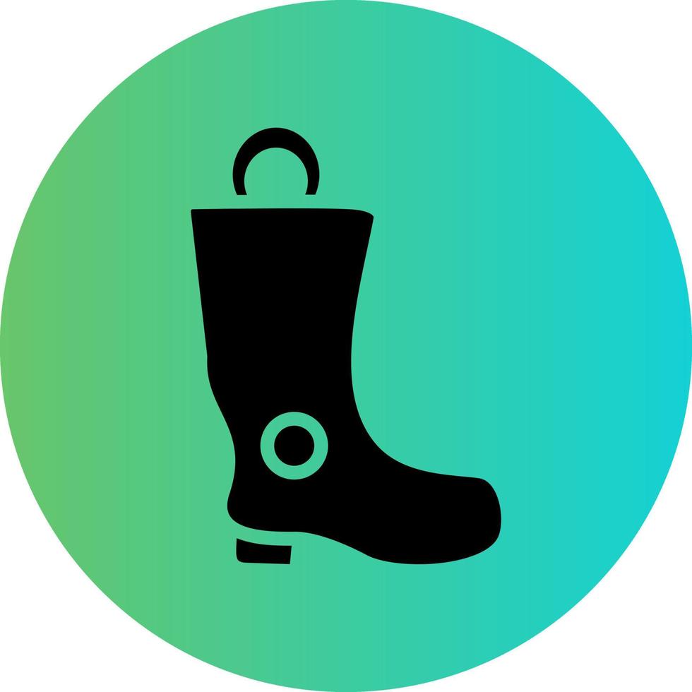 Firefighter Boots Vector Icon Design