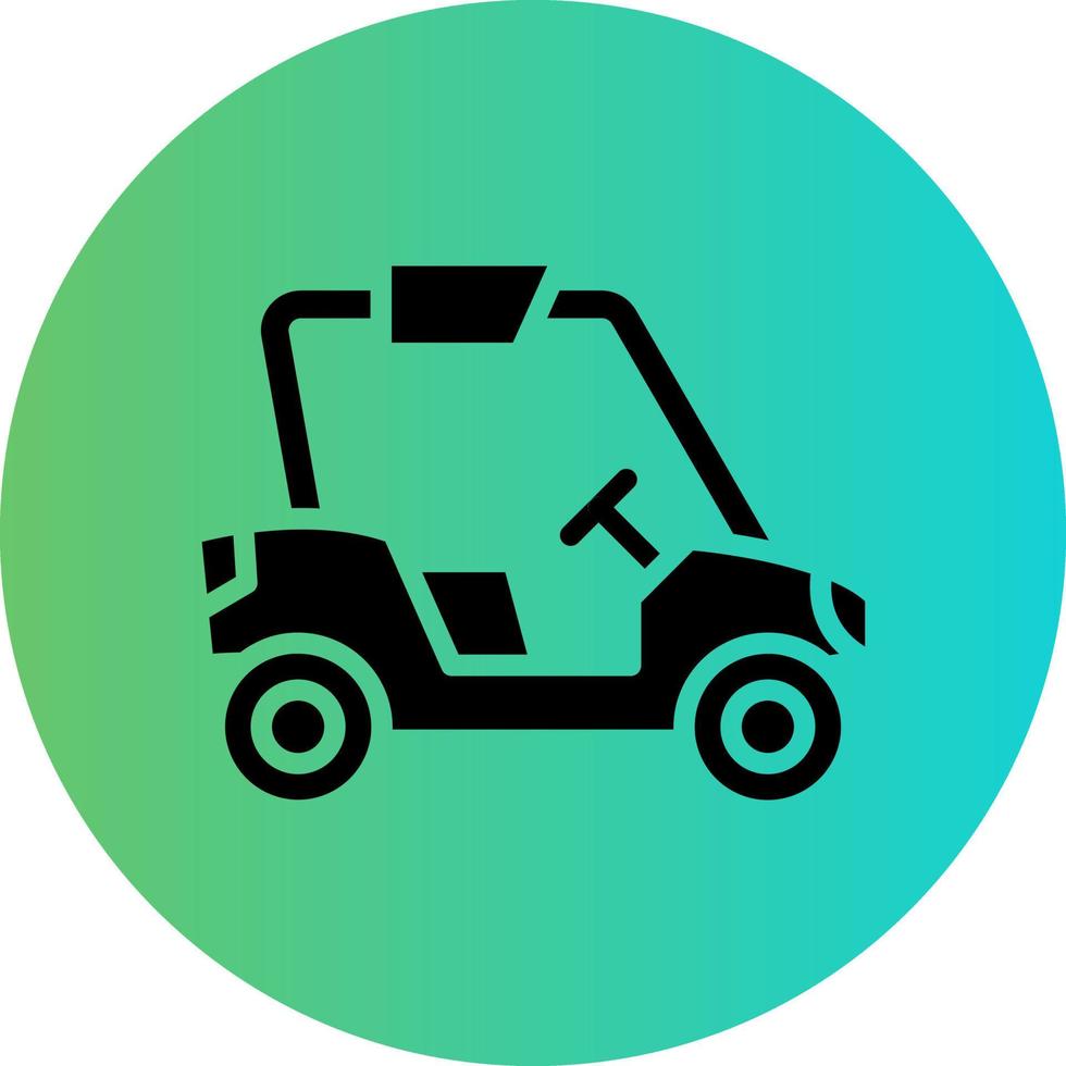 Buggy Car Vector Icon Design