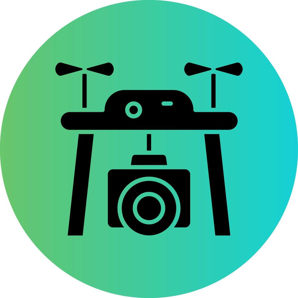 Drone Camera Vector Icon Design